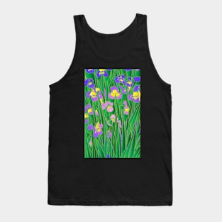 Field of Irises Tank Top